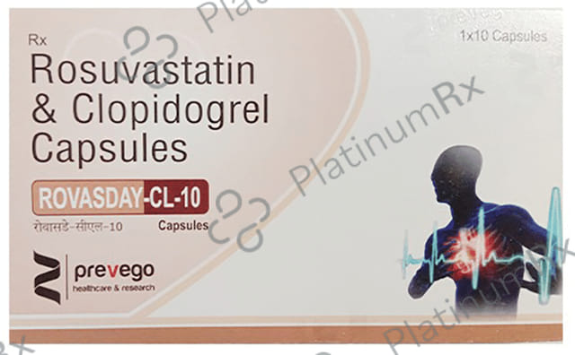 Rovasday CL 10/75mg Capsule 10s