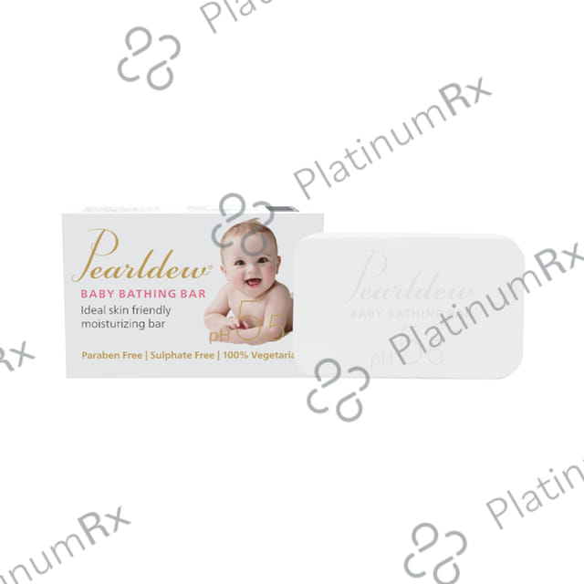 Pearldew pH 5.5 Baby Bathing Bar 75gm