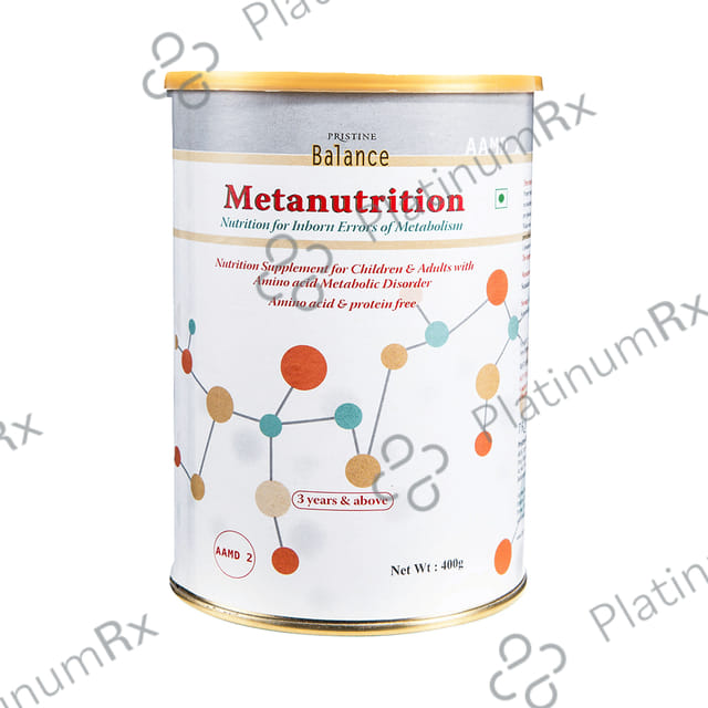 Pristine Balance Metanutrition AAMD 2 Powder (3 Years & Above) for Metabolism - Flavour Unflavoured