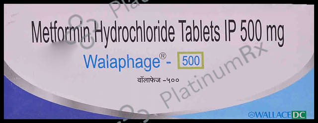 Walaphage 500mg Tablet 15s