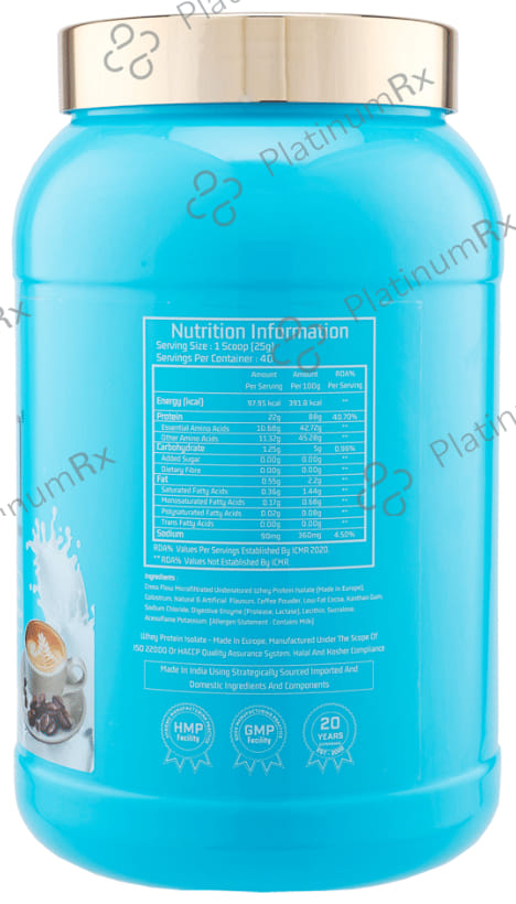 Myfitness iWhey - H2O Powder Cafe Paradise 1 kg