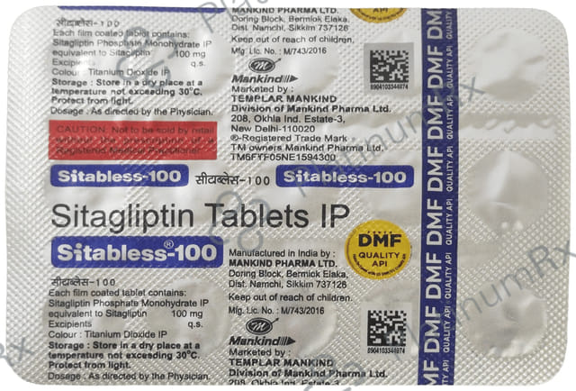 Sitabless 100mg Tablet 15s
