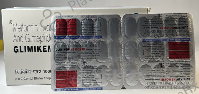 Glimikem M 2/1000mg SR Tablet 15s