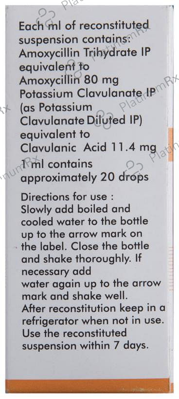 Bactoclav 80/11.4mg Drop 10ml