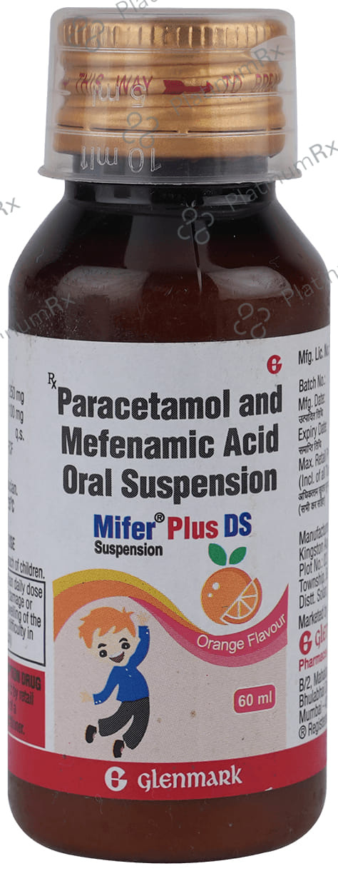 Mifer Plus DS 100/250mg Oral Suspension 60ml