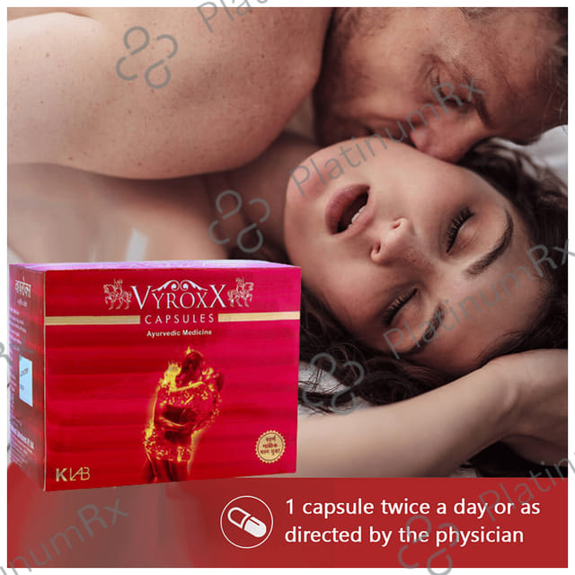 Vyroxx Shilajit Ayurvedic Capsule for Men