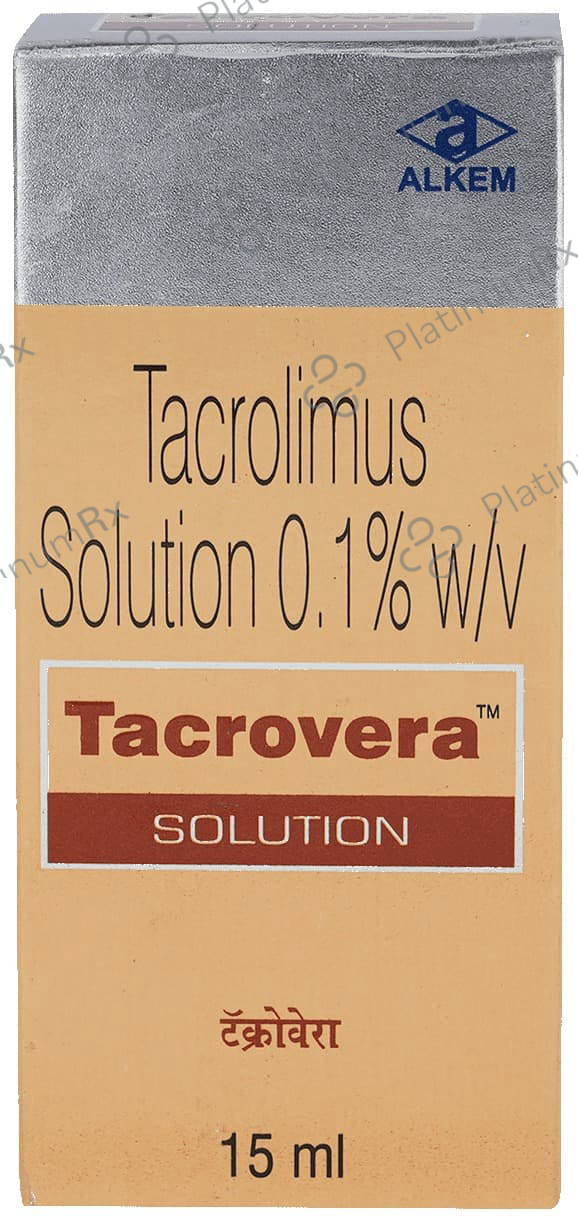 Tacrovera 0.1% Solution 15ml