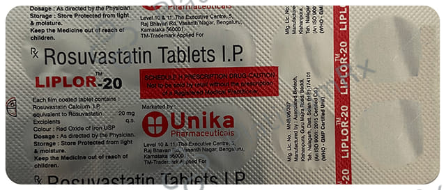 Liplor 20 Tablet