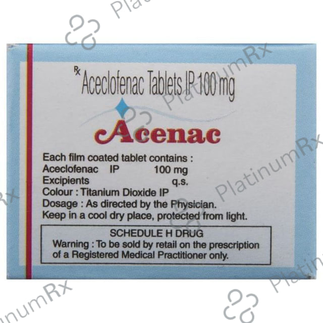 Acenac 100mg Tablet 10s