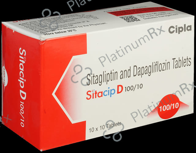 Sitacip D 10/100mg Tablet 10s