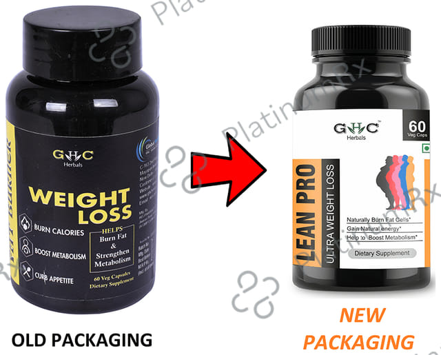 GHC Herbals Weight Loss Veg Capsules
