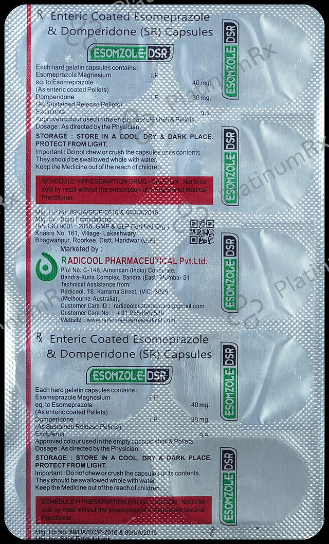 Esomzole -DSR Capsule