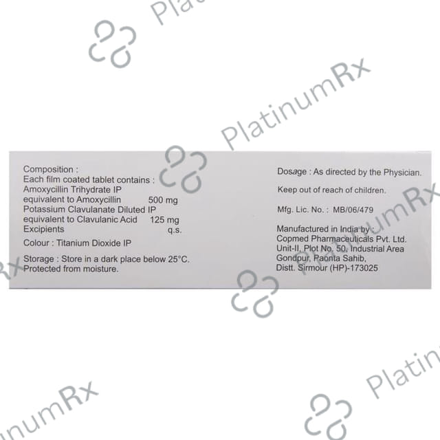 Moxiforce CV 500/125mg Tablet 10s