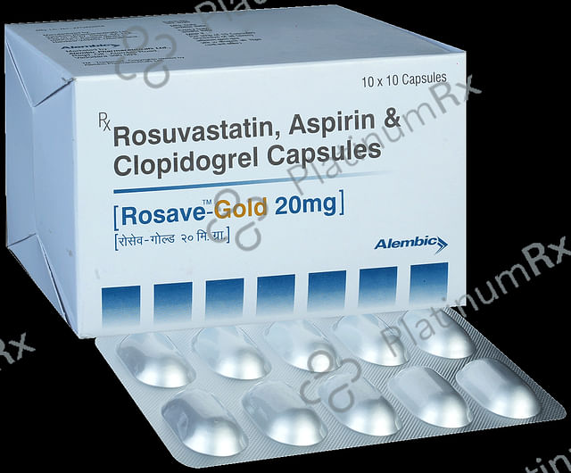 Rosave Gold 20/75/75mg Capsule 10s