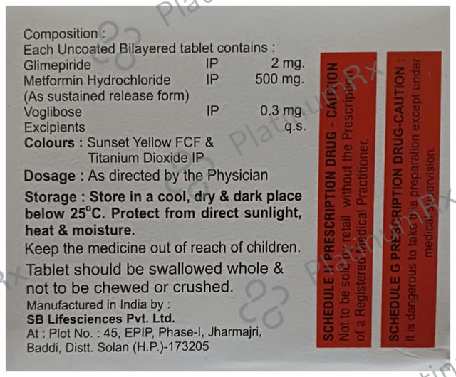 Vogprin-GM 2 Tablet SR