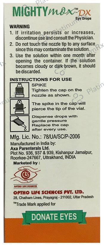 Mighty Mox-DX Eye Drop 5 Eye Drop