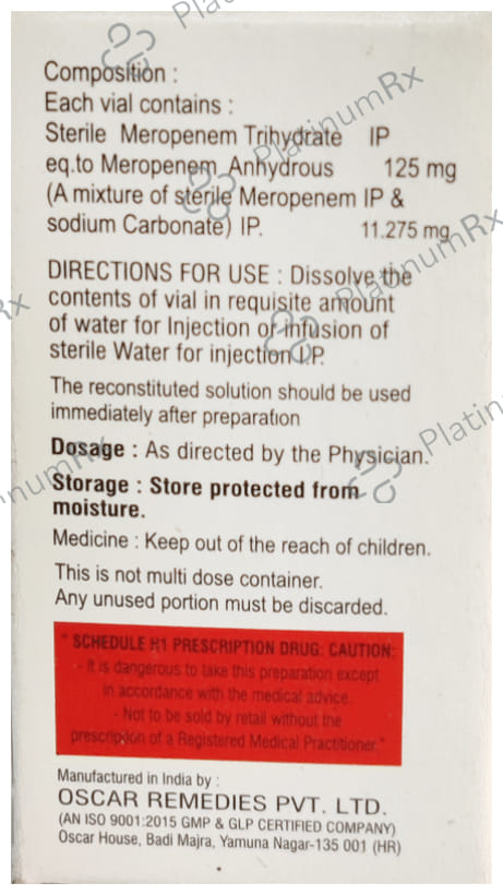 Merolead 125mg Injection