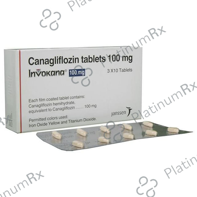 Invokana 100mg Tablet 10s