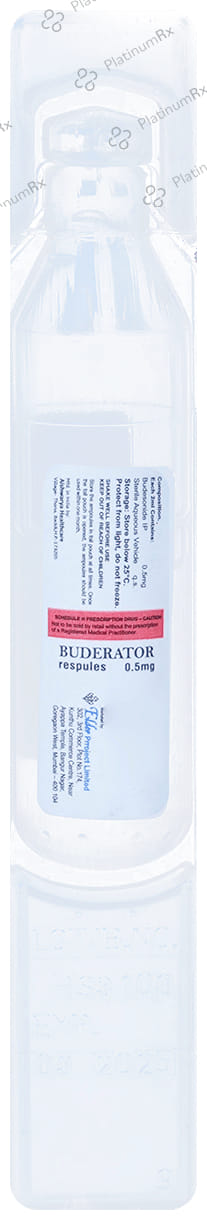 Buderator 0.5mg Respules 5X2ml