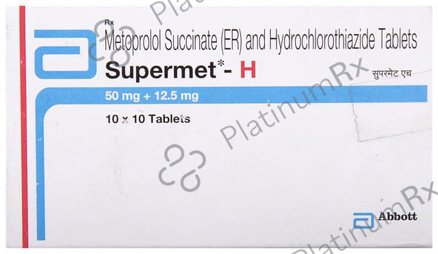 Supermet H 12.5/47.5mg Tablet 10s