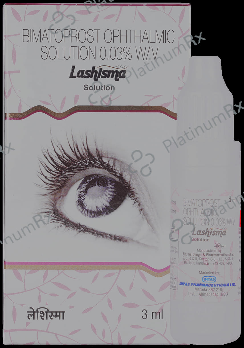 Lashisma 0.03% Ophthalmic Solution 3ml