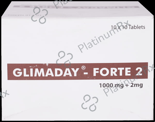 Glimaday Forte 2/1000mg Tablet PR 10s