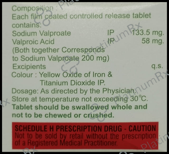 Valporate Chrono 200 Tablet CR