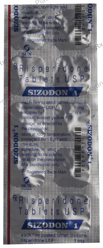 Sizodon 1mg Tablet 10s