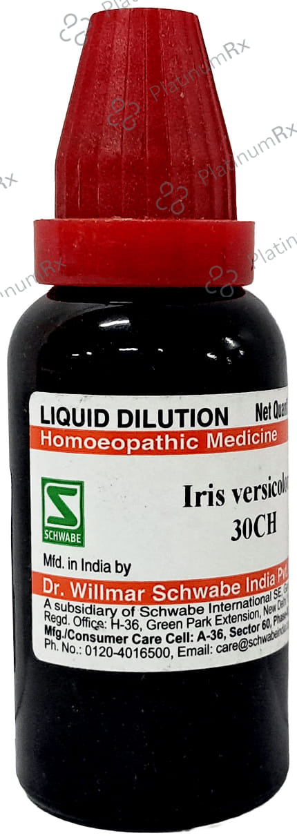Dr Willmar Schwabe India Iris Versicolor Dilution 30 CH