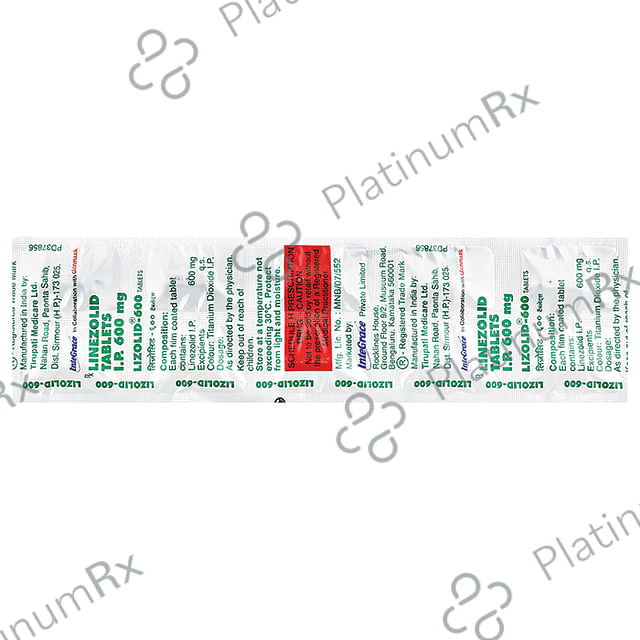 Lizolid 600mg Tablet 10s