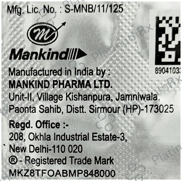 T 98 500mg Tablet 15s