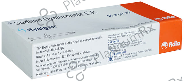 Hyalgan 20mg Injection 2ml