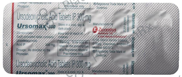 Ursomax 300mg Tablet 10s