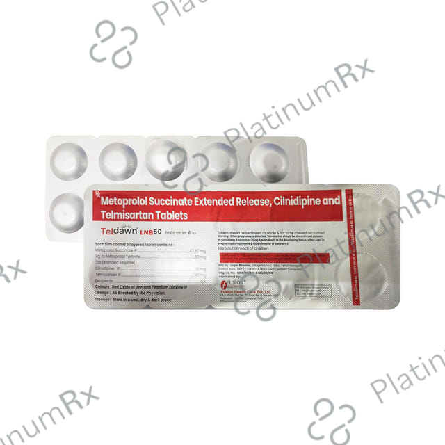 Teldawn LNB 10/50/40mg Tablet ER 10s