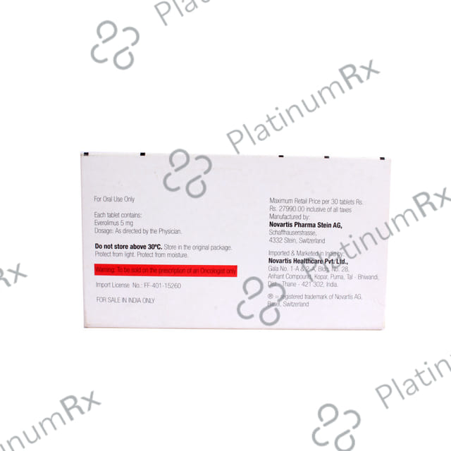 Afinitor 5mg Tablet 10s