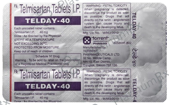 Telday 40mg Tablet 15s
