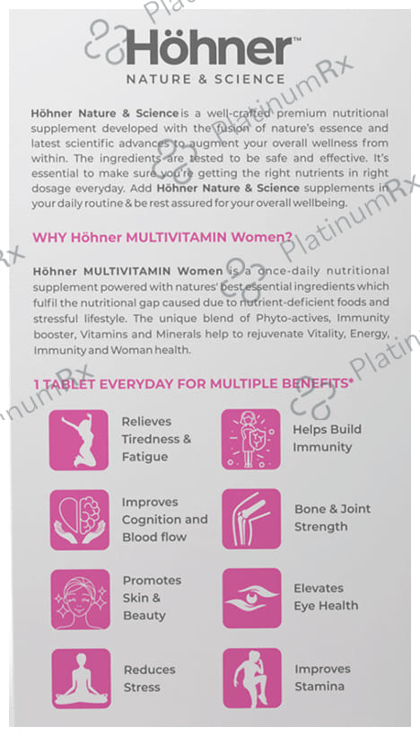 Hohner Hair Growth Women Tablet