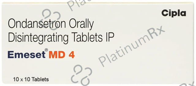 Emeset MD 4mg Tablet 10s