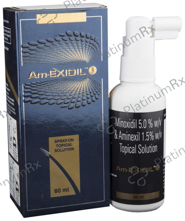 Am Exidil 5%w/v Topical Solution 60ml