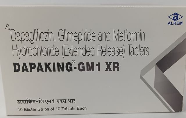 Dapaking GM 1/10/500mg XR Tablet 10s