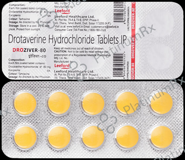 Droziver 80mg Tablet