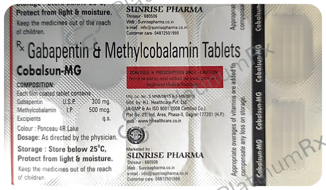 Cobalsun MG 300mg/500mcg Tablet 10s