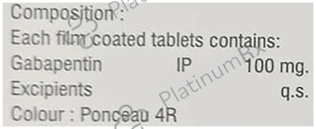 Gabapest 100mg Tablet 10s