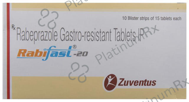 Rabifast 20mg Tablet 15s