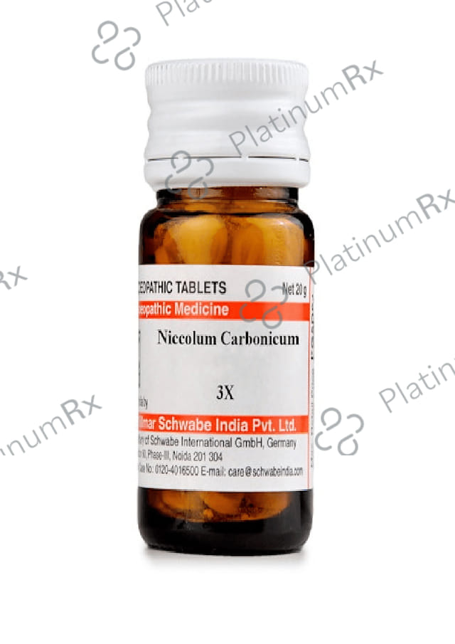 Dr Willmar Schwabe India Niccolum Carbonicum Trituration Tablet 3X