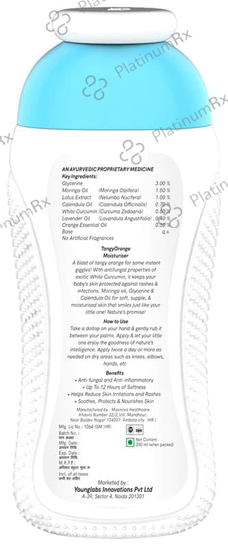 Soni Care Tangy Orange Baby Moisturiser