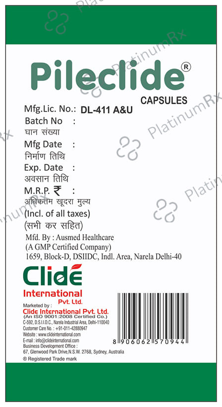 Clide Pileclide Capsule 60 capsules