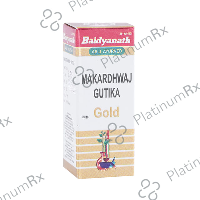 Baidyanath (Jhansi) Makardhwaj Gutika with Gold 2 gm
