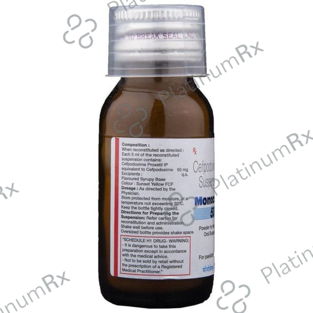 Monocef O 50mg Oral Suspension 30ml