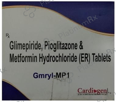 Gmryl MP 1mg Tablet ER 10s